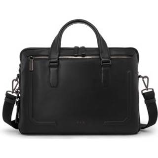 TUMI Harrison Sycamore Slim Leather Brief Black