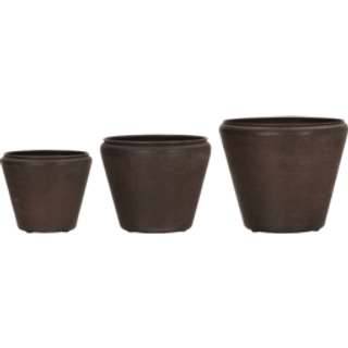 House Doctor Planterare Funnel Antik Brun Krukke - Krukker Jern Antique Brown - 210530203