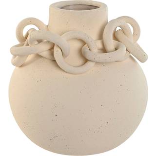 Vase Home ESPRIT Hvid Keramik Stentøj Moderne 22 x 22 x 22 cm
