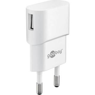 Goobay USB lader 5W - sort (stik i siden)