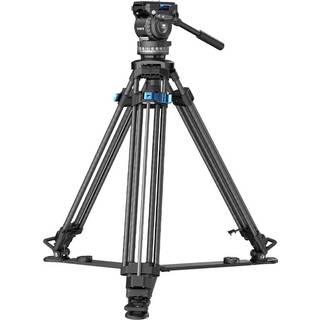 Sirui SQ75 Carbon 1 Step Broadcast Tripod + VHS10 Fluid Video Head