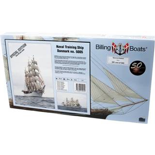 Billing Boats, Skoleskibet Danmark, Limited Edition, træskrog, 1:75 [Levering: 1-2 dage]