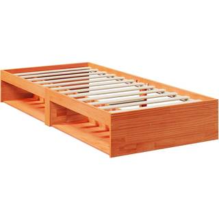 Daybed Uden Madras Massivt Fyrretræ - Gyldenbrun / 80 x 200 cm