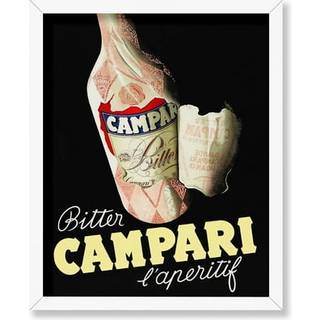 Plakat Master Cuba Sun Print Wall Art - Vintage Wall Decor - Great Wall Decor Gift til hjemmekontorets stue 11x14 beige indrammet