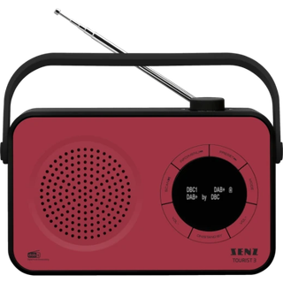 Senz Tourist 3 DAB+/FM Bluetooth radio, rød ➞ På lager - klar til levering og afhentning