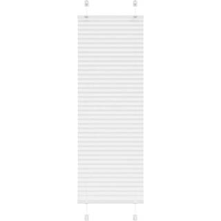 Plisségardin Hvid 40x100 cm Stofbredde 39,4 cm Polyester