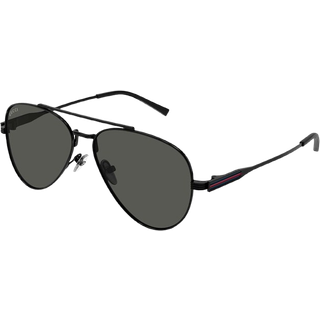 Gucci Mand GG1874S 001 Solbriller Metal Sort Grå Pilot
