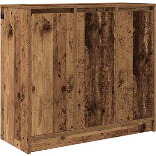 Skænk 85X34X76 Cm Konstrueret Træ Etræsfarve - Gammelt træ