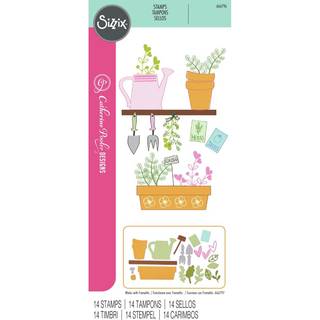 Klarsichtstempel-Set "Greenhouse Finds"