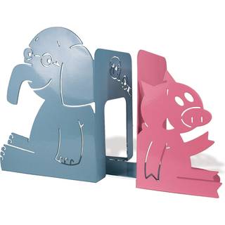 Yottoy Mo Willems Collection | Elephant & Piggie Sæt af holdbare metalbookends 9 H X 4 W X 7 D