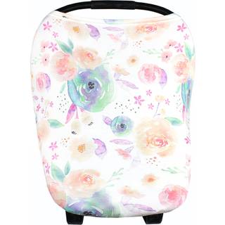 Kobber Pearl Baby Car Seat Cover Canopy and Nursing Cover Multi-Use Prethery 5 in 1 Gift Bloom