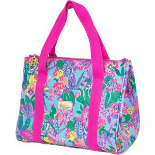Lilly Pulitzer Isoleret frokostkølerpose Stor kapacitet Kvinders frokostpose Sød frokostboks med opbevaringslomme og skulder stropper mig og min