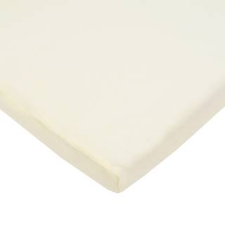 TL Care 100% Natural Cotton Jersey Knit 18 """" X 36 """" Cradle/Bassinet Sheet - Monteret Ecru Soft Breathable For Boys and Girls
