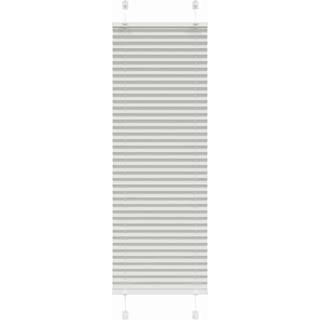 Plisségardin Stofbredde 54,4 Cm Polyester Lysegrå - 40 x 150 cm