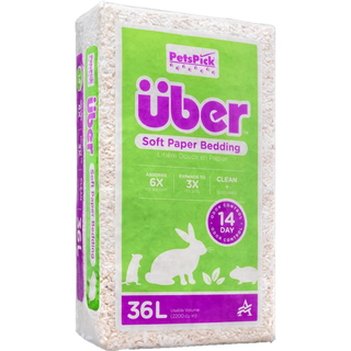 ÜBER Papirstrøelse 85 L Hvid