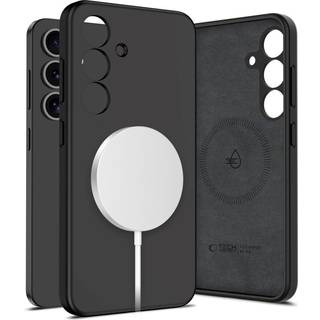 Tech-Protect Silikone Cover - Samsung Galaxy S25 - MagSafe Kompatibel - Sort