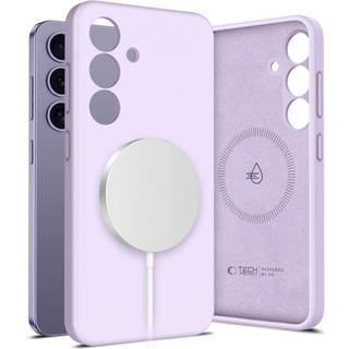 Samsung Galaxy S25 Tech-Protect flydende silikone cover - MagSafe-kompatibel - Mauve