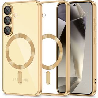 Samsung Galaxy S25 Tech-Protect MagFlex Cover - MagSafe-kompatibelt - Klar / Guld