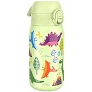 Børnevandflaske, rustfrit stål, 320ml, Surf Green, Dinosaurs - Ion8
