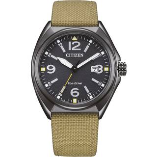 Citizen AW1575-08E Eco-Drive Solar Herrenuhr Beige/Schwarz