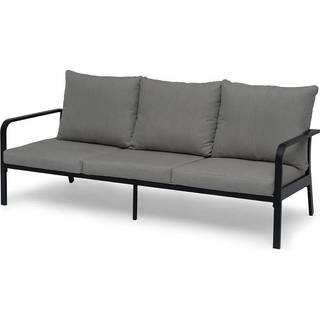 Hillerstorp Hånger 3-personers sofa Sort med grå-beige pude