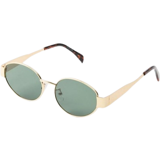 Mens Retro Sunglasses In Gold