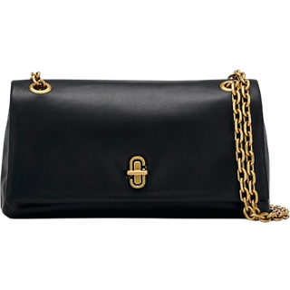 The Dual Chain Wallet Crossbody, Black