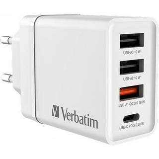 VERBATIM CHR-30EU2 USB Charger 30W with 1 x USB-C® PD 20W