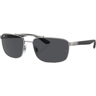Ray - Ban Unisex RB3737 004/87 Solbriller Metal Grå Grå Firkantet Normal
