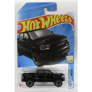 Hot Wheels 2020 Ram 1500 Rebel (sort) 3/10 fabriksfrisk diecast lastbil