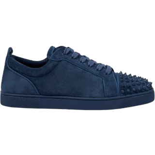 Christian Louboutin Louis Junior Spikes suede sneakers - blue - EU 43