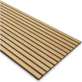 Woody & Moody akustikpanel 601x2420 classic lærk mat lak med sort akustikdug