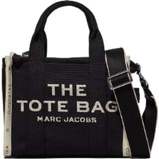 Jacquard Tote Bag, Sort