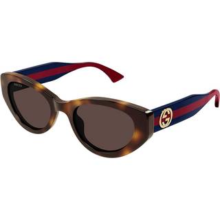 Gucci Kvinde GG1862S 002 Solbriller Acetat Havana Brun Cat Eye