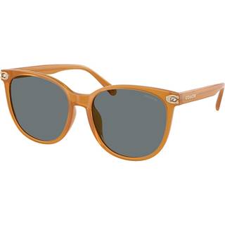 Coach HC8414BD CW428 Asian Fit 585580 57 Solbriller Kvinder Orange - Milky Amber Orange - 57mm