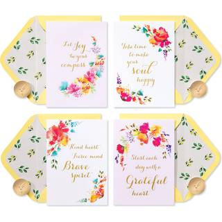 Papyrus blank opmuntringskort med konvolutter taknemmelig hjerte (20-t?lling)