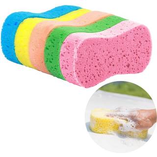 5 stk. Bilvaskesvampe Multifunktionelle store reng?ringssvampe K?kken Handy Wash Scrubber Kit