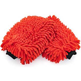 The Rag Company Chenille Vaskehandske - Rød / 1 stk