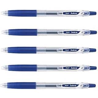 Pilot Juice Udtr?kkelig Premium Gel Ink Roller Ball Pens Ultra Fine Point -0.38mm -bl? sort bl?k -v?rdi s?t p? 5