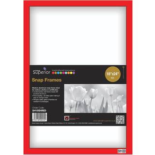 Seco 25mm Mitred Snap Frame 18 """" X24 """" Red (SN1824RED)