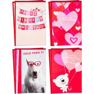 Hallmark Vida Spanske valentinsdagskort sortiment til b?rn 8 valentinsdagskort med konvolutter (Feliz D?a de San Valent?n)