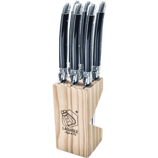 Steak knive Laguiole Black Sæt med 6 stk. SDV ✓ På lager - klar til levering og afhentning