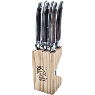 Steak knive Laguiole Dark Wood Sæt med 6 stk. SDV ✓ På lager - klar til levering og afhentning