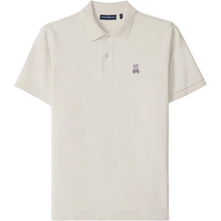Psycho Bunny Classic Polo Shirt in Natural Linen | Psycho Bunny | Norton Barrie - L