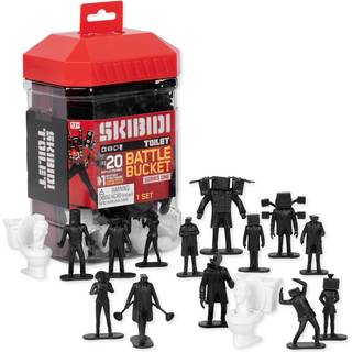 Skibidi Toilet Battle Bucket Figursæt Series 1, 20 Stk.