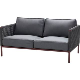 Cane-line Encore 2-personers sofa Cane-Line airtouch lava grey/dark grey