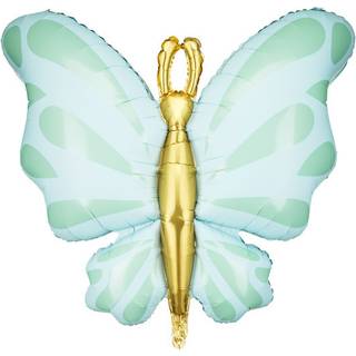 Mint sommerfugl folieballon