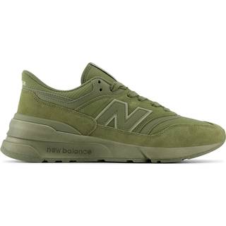 New Balance 997 Men's Suede Sneakers, Green (U997RMF) - 41.5