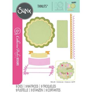 Thinlits Scalloped Circle, Borders & Banners Set