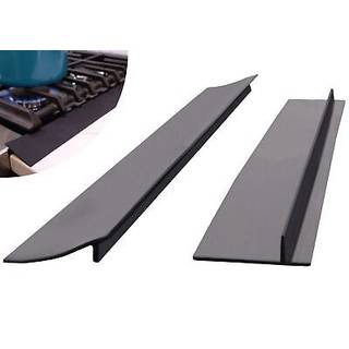 S&T Inc. Stove Gap d?kker silikone komfur gap fyldstof eller ovngap fyldstofvarme resistent komfur krumme vagter mat sort 20,5 tommer x 2,3 tomme